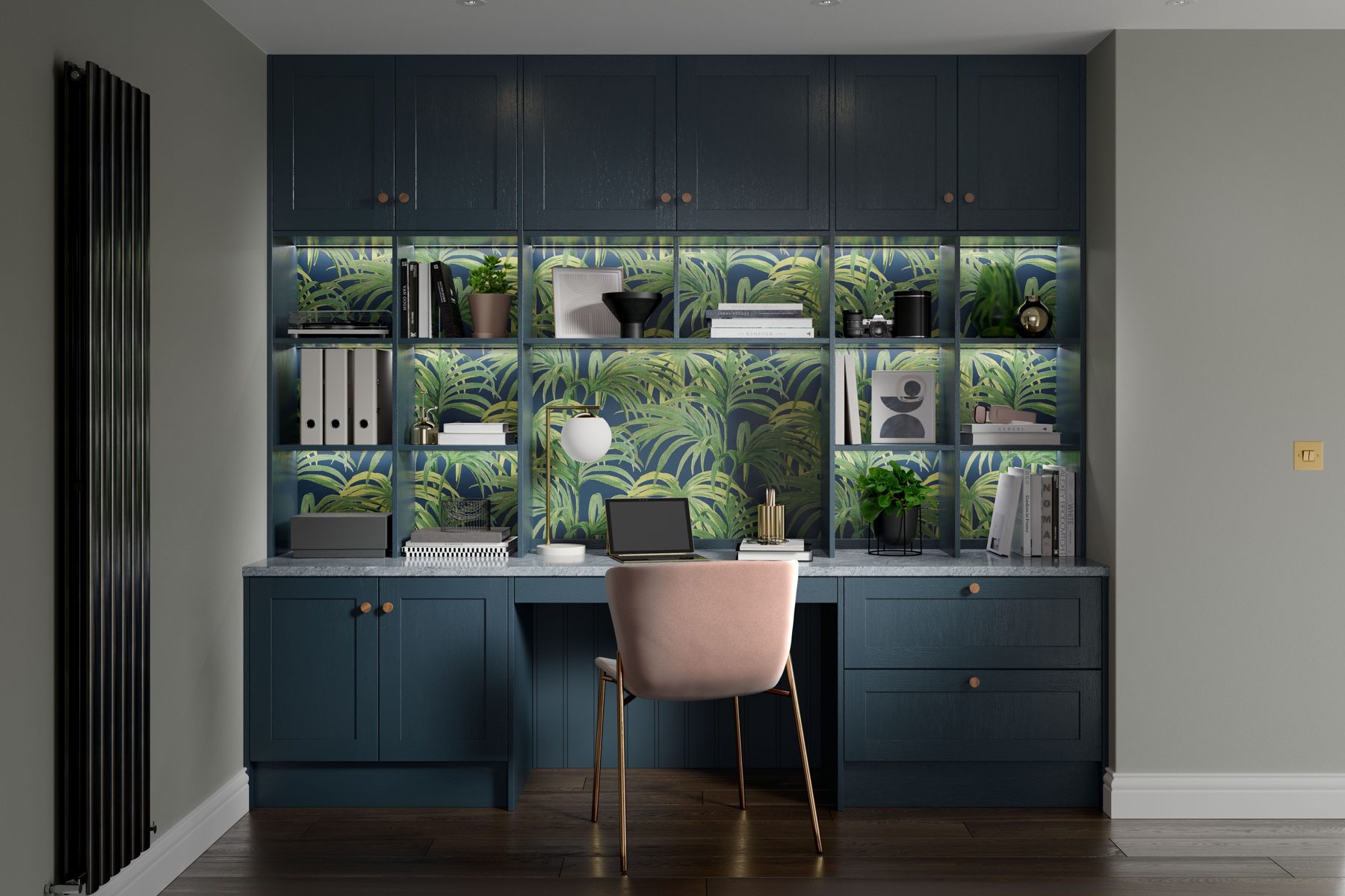 Fitted home office by Limitless Kitchens & Furniture