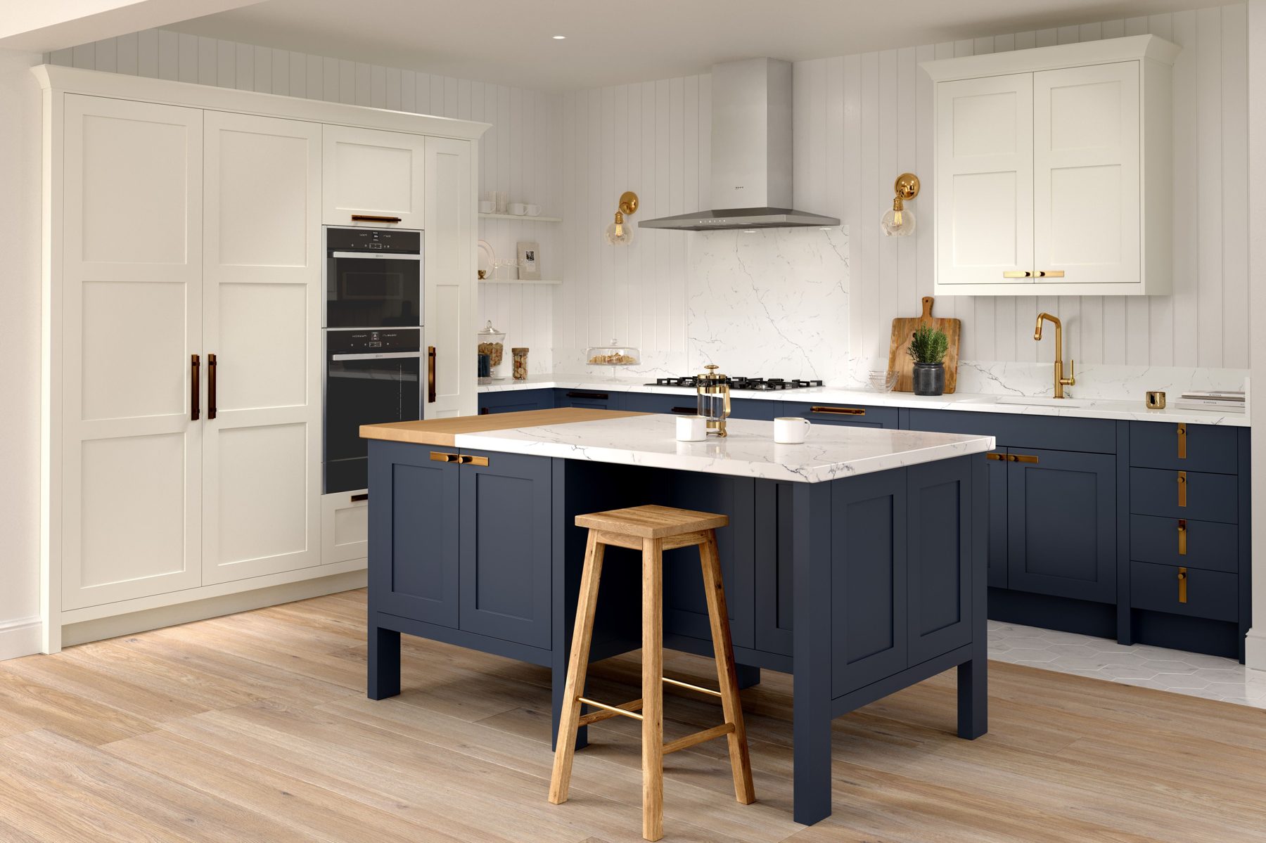 Modern shaker kitchen by Limitless Kitchens & Furniture
