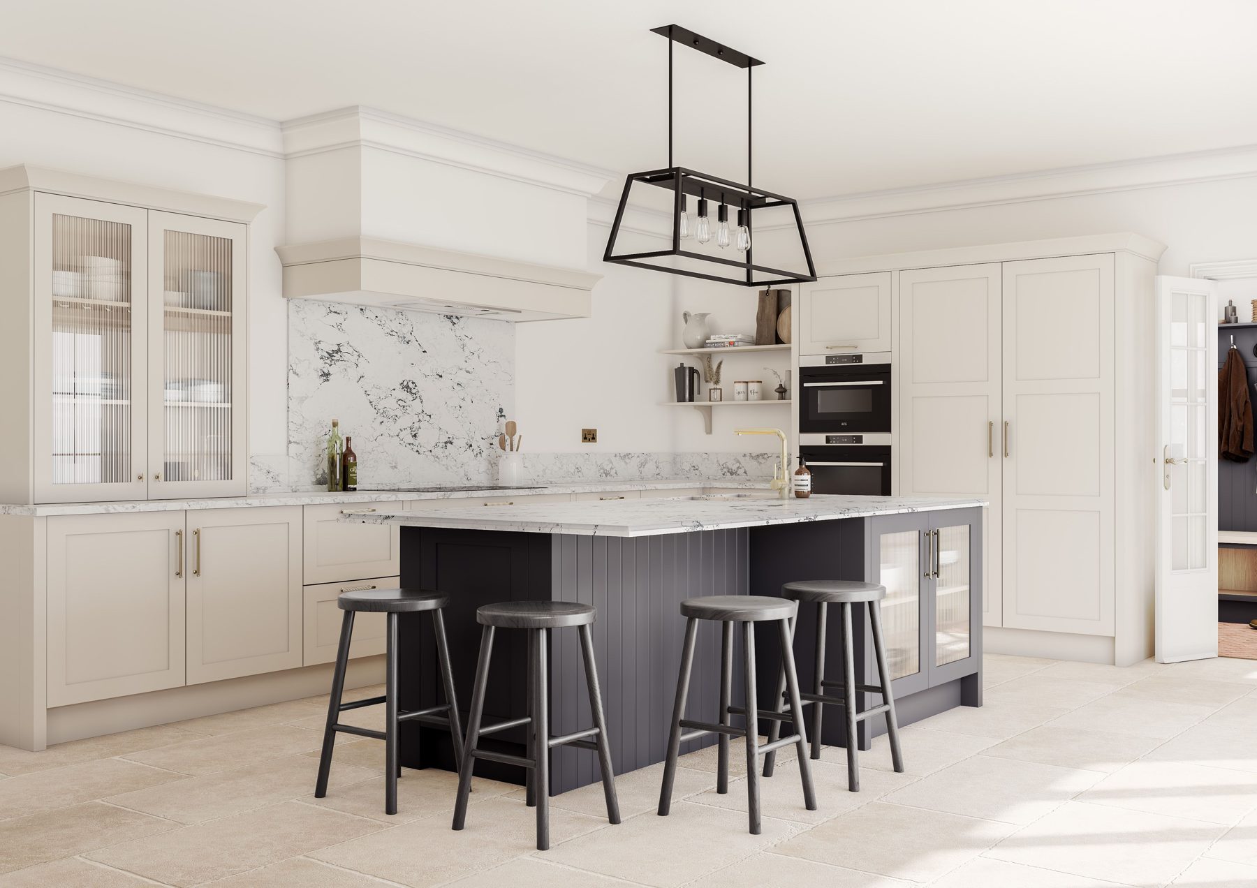 Modern shaker kitchen by Limitless Kitchens & Furniture