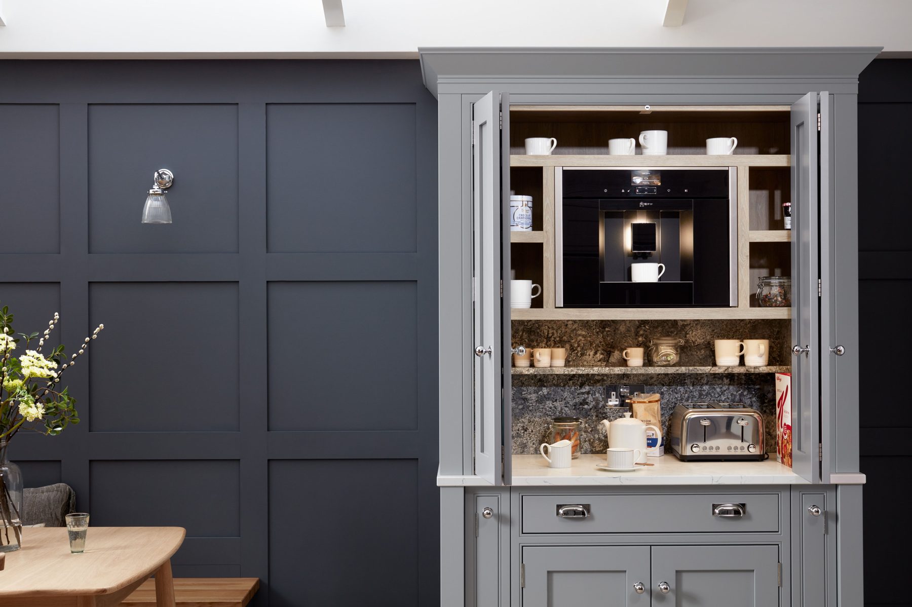 Bespoke built-in coffee station