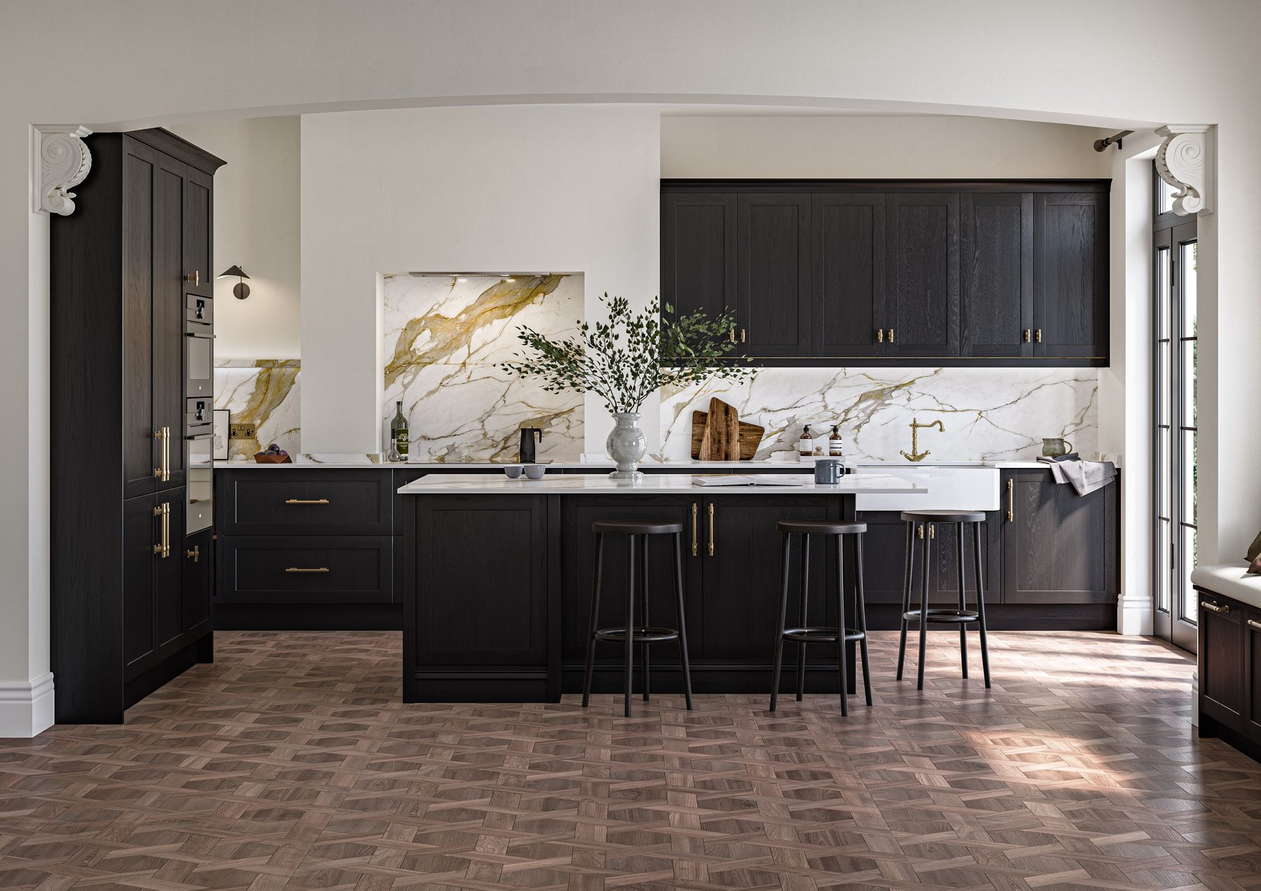 Modern shaker kitchen