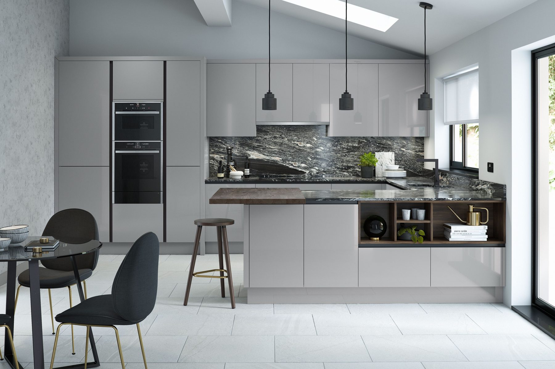Contemporary handleless kitchen by Limitless Kitchens & Furniture